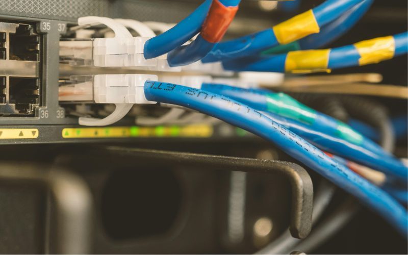 What is the average cost of network cabling in Elkridge, MD?